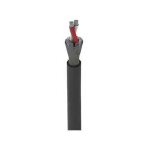 Cabo de Microfone 0,20mm2 100m Preto Flexível com Dupla Blindagem Cobre OFHC 24 AWG Santo Angelo Cabo de Microfone 0,20mm2 100m Preto com Dupla Blindagem Cobre OFHC Santo Angelo