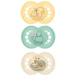Chupeta Original DAY e NIGHT TAM 2 6+ Meses Neutra MAM 3 Unidades