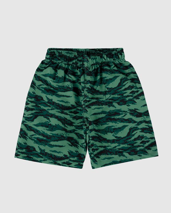 Bermuda Infantil Menino Estampada Em Microfibra Malwee Kids Verde - 16