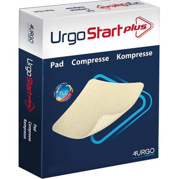 Curativo Matriz Cicatrizante TLC UrgoStart Plus Pad 10x10cm - Urgo 553122