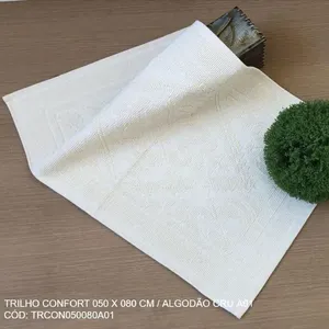 Trilho Tapete Confort A01 Algodão Cru 50x80cm - Bordartes