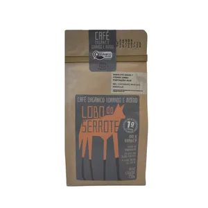 Café Arábica Lobo do Serrote Orgânico Moído Nanolote Arara 1 - 250g