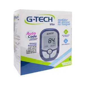 Kit Medidor Glicose G-Tech Vita