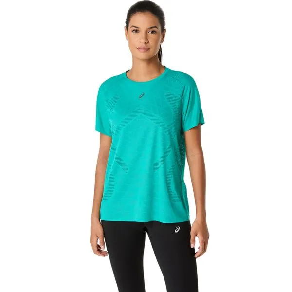 Camiseta ASICS Metarun - Feminino - Verde - tam: PP