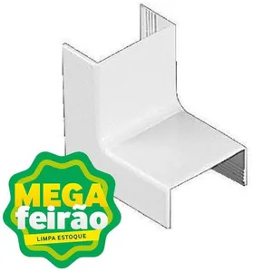 Cotovelo Para Canaleta Interno Tramontina Branco 20x10mm Antigo