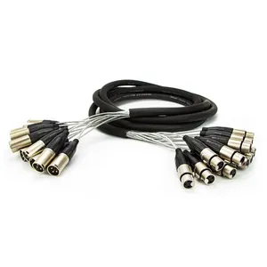 Multicabos com Conectores XLR 12 Vias Amphenol 2 metros