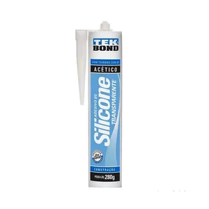 Adesivo de Silicone Acético 280g Transparente Incolor Tekbond