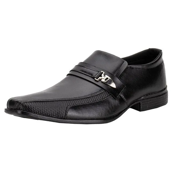 Sapato Masculino Social Mais Leve 611 PRETO 39