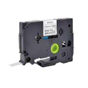 Fita Multilaser para Rotulador TZE-231 12mm Laminada RF023 Branca