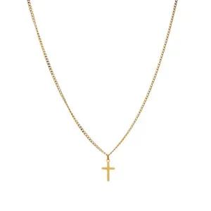 Colar Emanuel de Aço Dourado Dourado 60