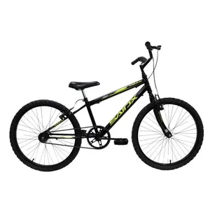 Bicicleta Aro 24 Saidx Premium Infantil Unissex Mono Sem Marcha Preto Amare
