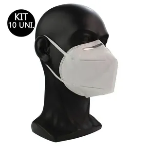 Mascara Respiratória Kn95 Kit 10 Uni Profissional Proteção