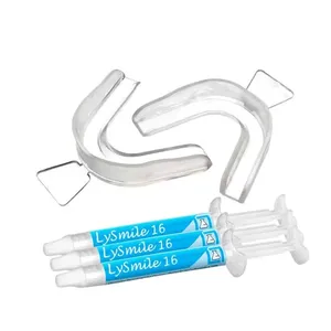 Kit 3 Clareador Dental Caseiro Moldeira Lysmile 16% Lysanda
