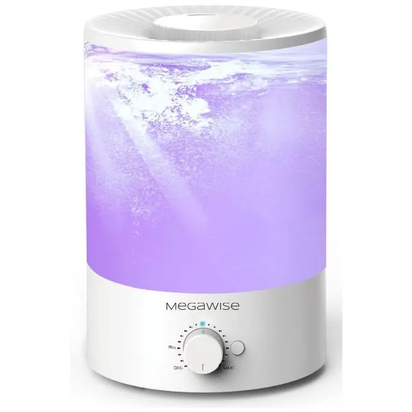 Umidificador Ultrassônico Portátil 3.5L, 110v, MEGAWISE, Branco