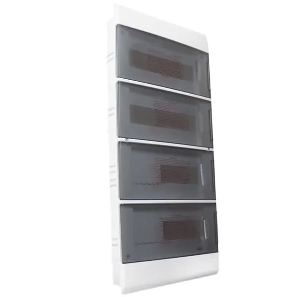 Quadro de Distribuição de Embutir 4X12 Porta Transparente - SCE48PT - STECK