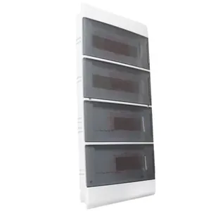 Quadro de Distribuição de Embutir 4X12 Porta Transparente - SCE48PT - STECK