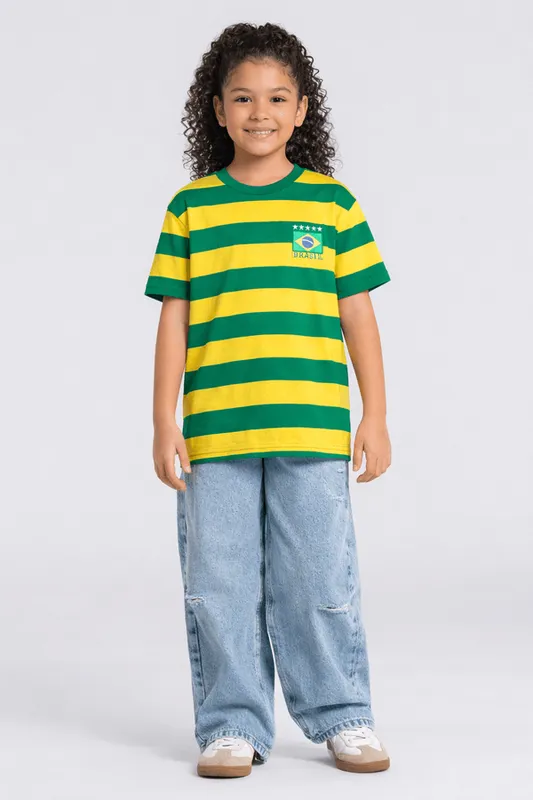 Camiseta infantil unissex copa Brandili -6
