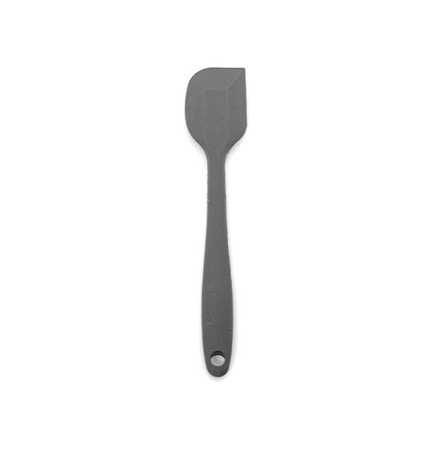 Espatula Reta De Silicone Pequena Cinza Mozcada