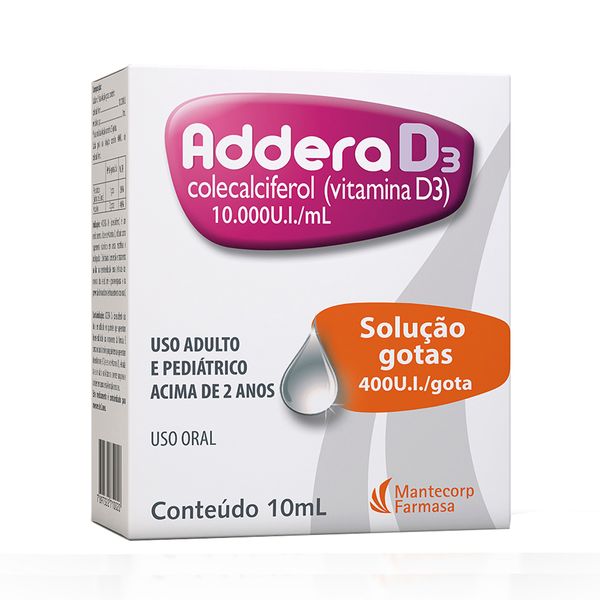Addera D3 10,000Ui/Ml Gts Fr X 10Ml