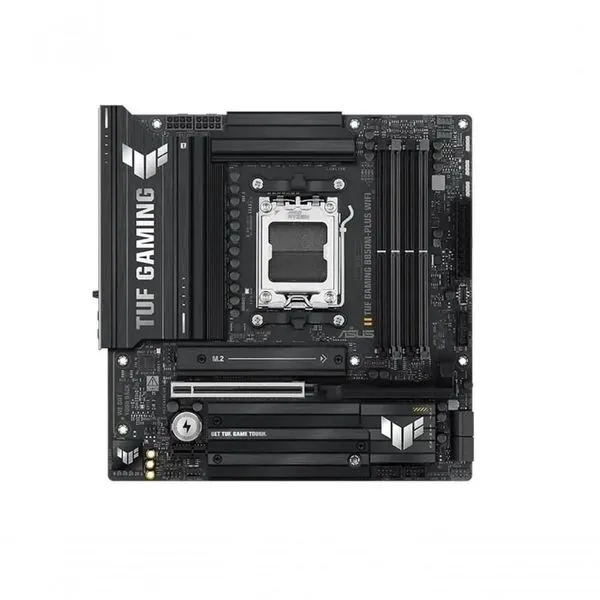 Placa Mae TUF GAMING B850M-PLUS WIFI AMD AM5 DDR5 Micro ATX Wifi 6E Bluetooth 5.3 Asus Placa Mae TUF GAMING B850M-PLUS WIFI AMD AM5 DDR5 Micro ATX Wifi 6E Asus