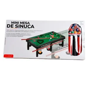 Mini Mesa de Sinuca Hora da Diversão Plástico 21 Peças LM3238 - honeyhome