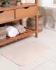 Tapete Para Banheiro Olinda 40cm x 60cm Felpudo Bege UN