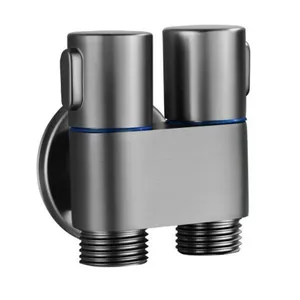 Registro Duplo Máquina De Lavar Ducha Higiênica Registo 2 Sai Agua Fosco