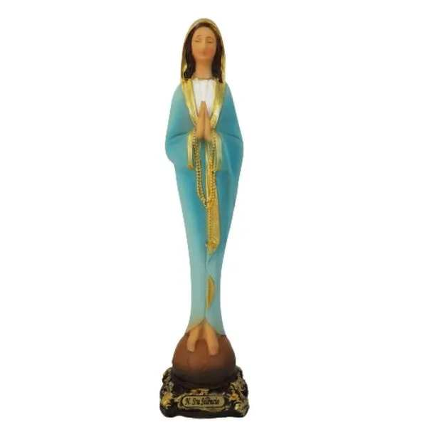 Nossa Senhora Do Silêncio Em Resina 20cm