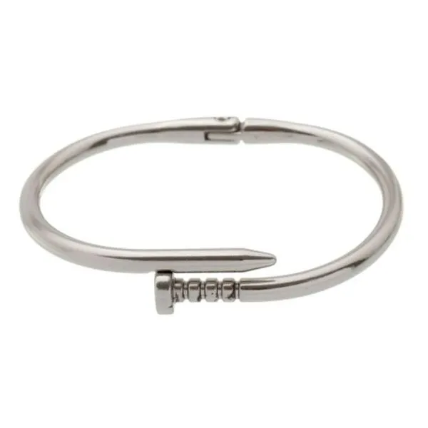 Pulseira Masculina Nail Steel Silver