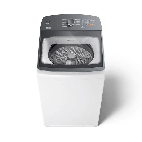 Máquina de Lavar Brastemp BWF14AB 14kg Automática Superior com Smart Sensor Branca 220V Máquina De Lavar 14kg Brastemp Branca Com Smart Sensor E Design Compacto BWF14AB 220V