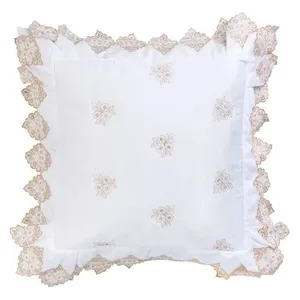 Almofada Decorativa Sensualle Com Refil Percal 400 Fios 100% Algodão - Branco