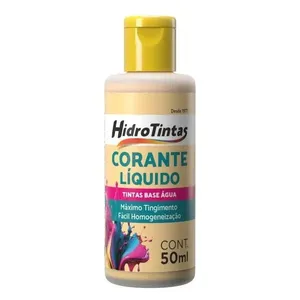 Corante Líquido Hidrotintas 50ml Hidrocolor Amarelo (MP)