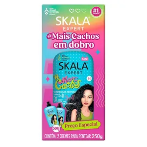 Kit Creme para Pentear Skala Mais Cachos 2 Unidades de 250g Cada