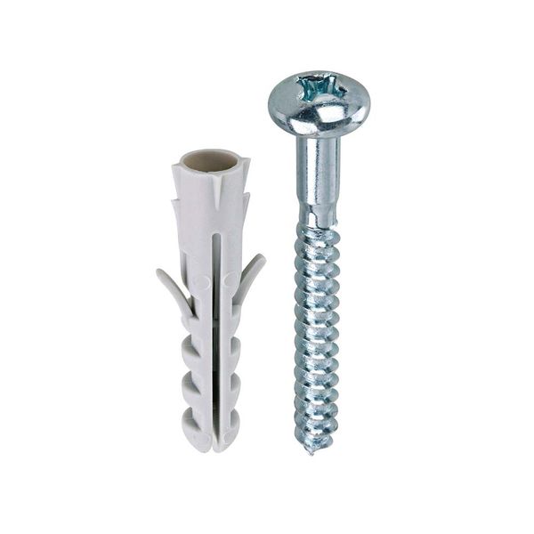 Parafuso phillips cabeça panela com bucha de nylon 3125 10mm 05 unidades Bemfixa