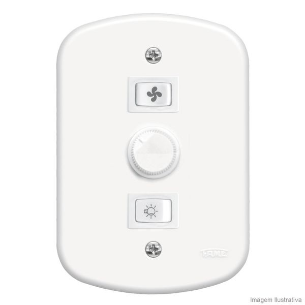 Controle para ventilador Blanc 220V Fame