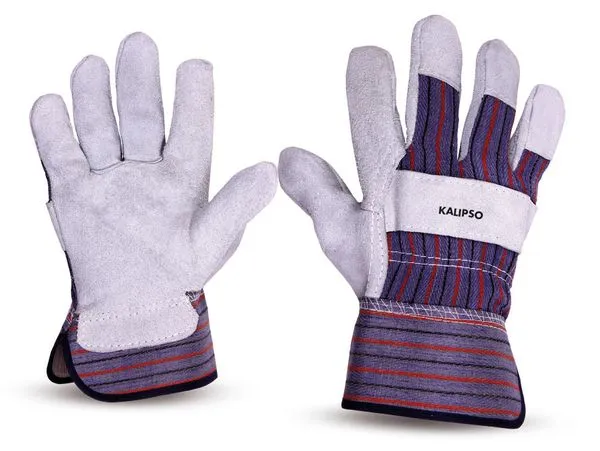Luva Raspa com Dorso e Punho em lona 7 cm - KALIPSO
