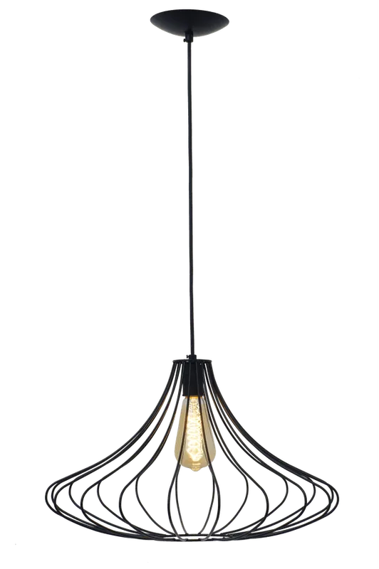 Pendente Aramado Morango Grande Preto Auremar