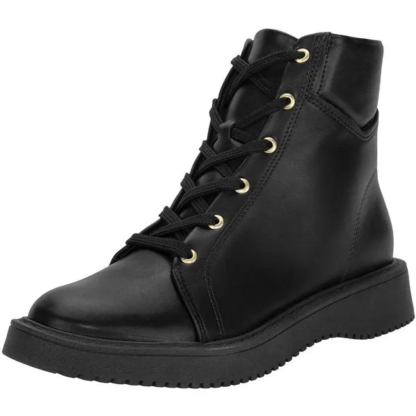 Bota Feminina Coturno Moleca - 5339204 PRETO 01 36