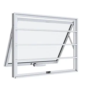 Janela Maxim Ar Alum Br Grade 60X60X4,7 Alumislim Sszk