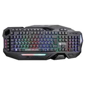 Teclado Gamer Elg Death Machine - Preto