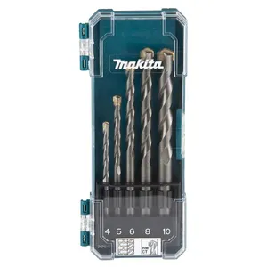 Conjunto de Brocas Para Alvenaria Com 5 Peças 4-10mm - D-72877 - MAKITA
