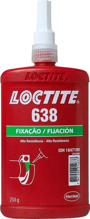 Adesivo anaeróbico para fixação 638 250 g LOCTITE