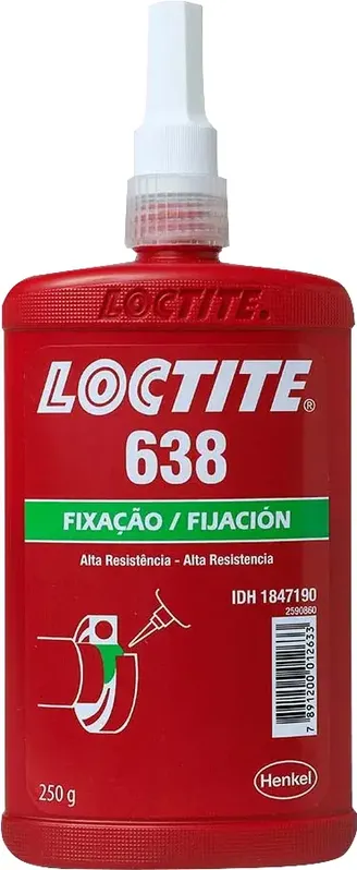Adesivo anaeróbico para fixação 638 250 g LOCTITE