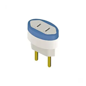 Pino Adaptador Ref.1550 com Plugues 2P 10A 250V para Conexões chato-redondo Sorted Out Daneva Pino Adaptador Ref.1550 Plugues 2P 10A 250V chato-redondo Sorted Out Daneva