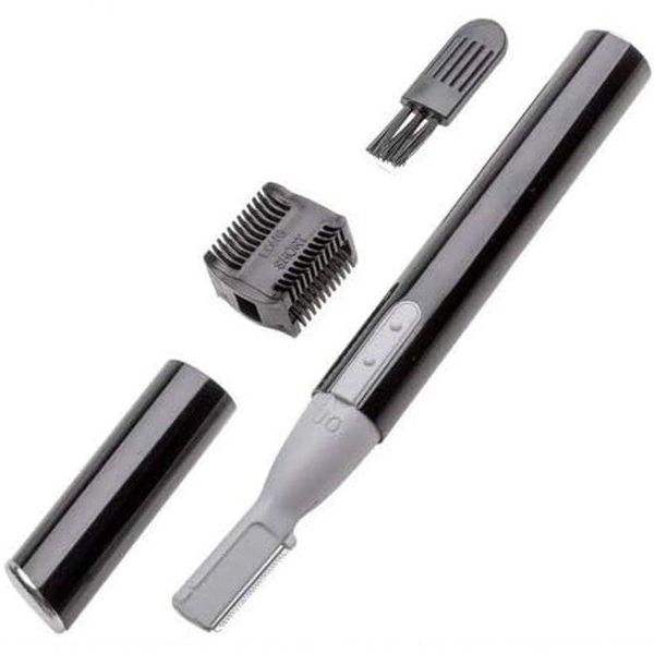 Mini Aparador Elétrico Sobrancelhas Buço Caneta Depiladora Caneta Preta