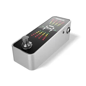 Pedal Afinador Cromático PW-CT-20 TRUE BYPASS Display Colorido Alumínio Prata D'Addario Pedal Afinador Cromático PW-CT-20 TRUE BYPASS Alumínio Prata D'Addario