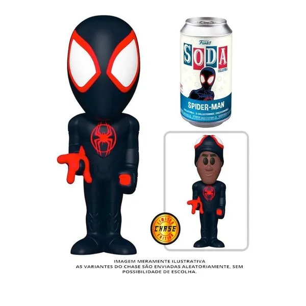 Colecionável Pop Soda Spider-man Across The Spider-verse Miles Morales com Design Detalhado Funko Pop! Colecionável Pop Soda Spider-man Across The Spider-verse Miles Morales com Design Detalhado Funko
