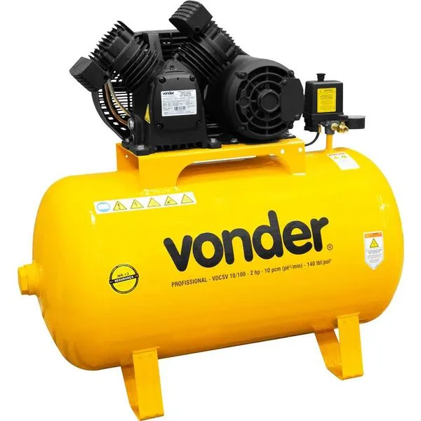 Compressor de Ar VDCSV 10/100 Monofásico 127 V~/220 V~ - VONDER