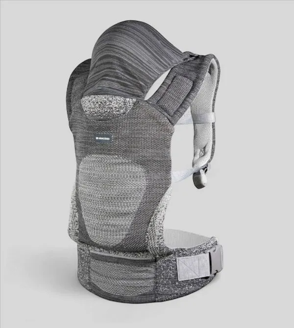 Canguru Hoody Fly Knit Cinza - Kikka boo Cinza
