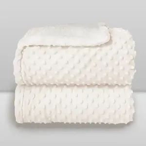 Cobertor Dots Sherpa Branco